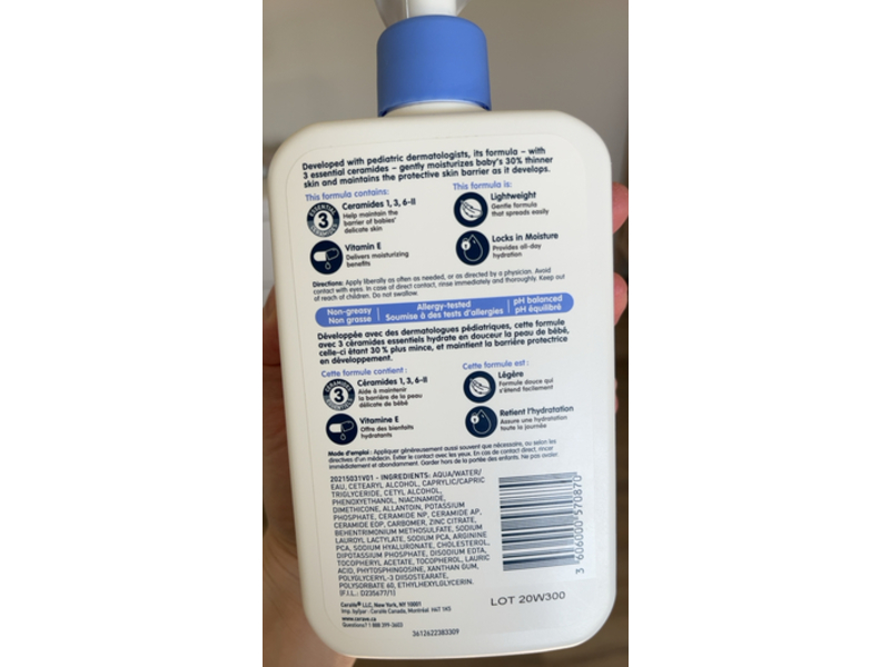 CeraVe Baby Moisturizing Lotion, 473 mL