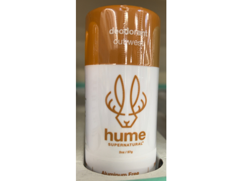 Hume Supernatural Deodorant, Out West, 2 oz/57 g