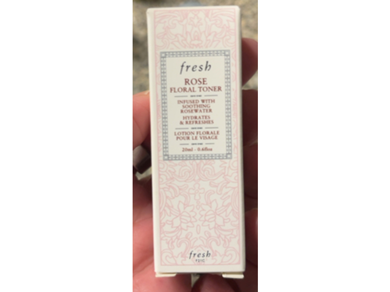 Fresh Hydrates & Refreshes Floral Toner, Rose, 0.6 fl oz/20 mL