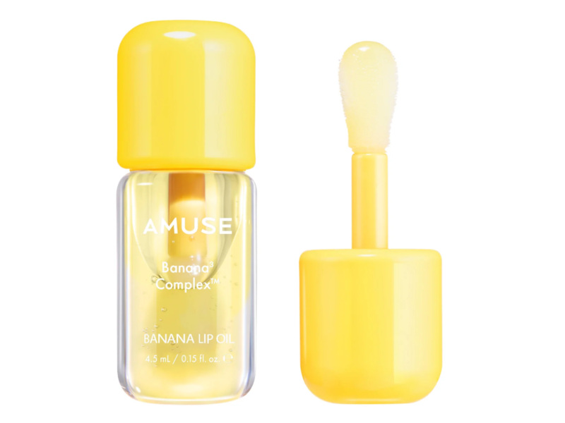 Amuse Seoul Banana Lip Oil, 02 Banana, 0.15 fl oz/4.5 mL