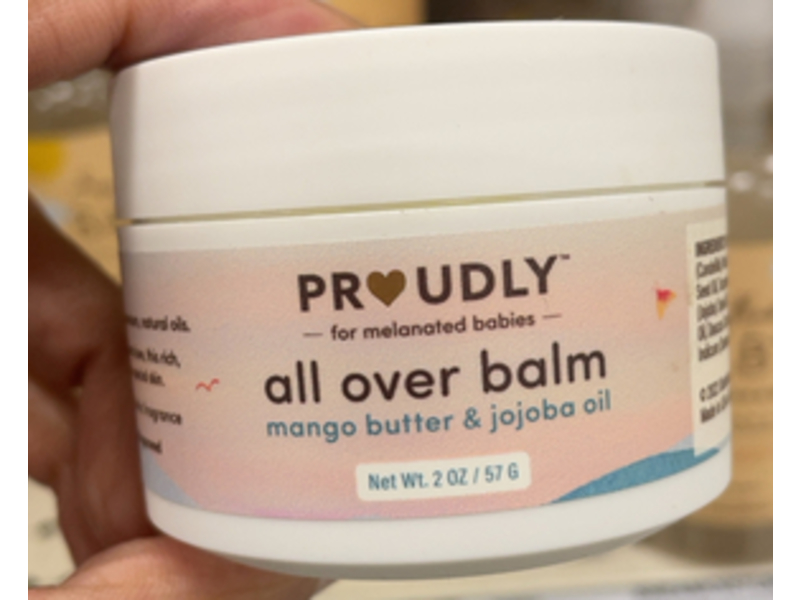 Proudly Baby All Over Balm, Mango Butter & Jojoba Oil, 2 oz/57 g, Pack Of 2
