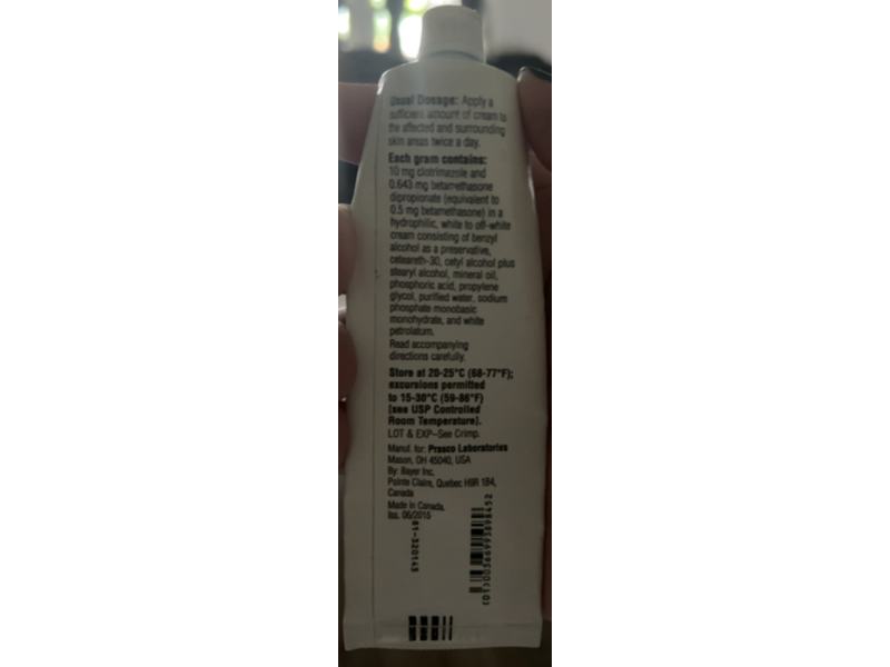 Clotrimazole and Betamethasone Dipropionate Cream 1%/0.05%, 45 g Prasco (RX)