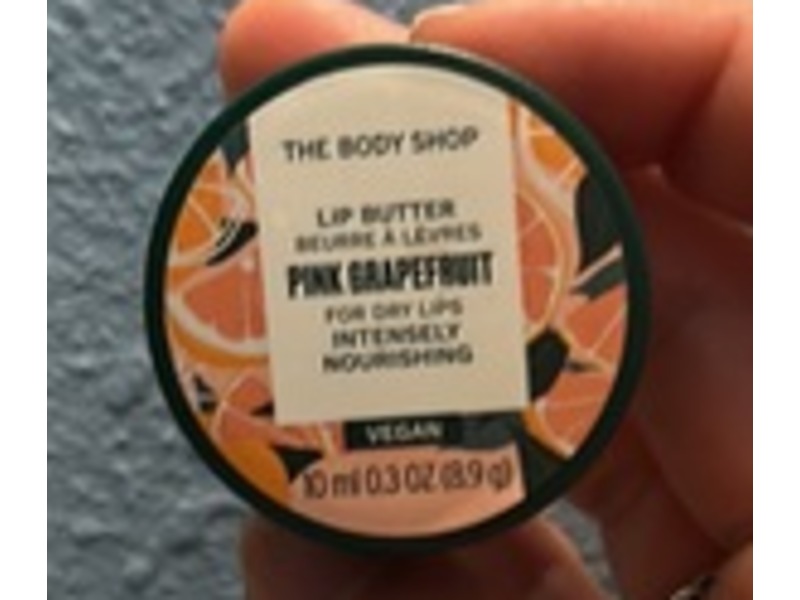 The Body Shop Lip Butter, Pink Grape Fruit, 0.3 oz/10 mL