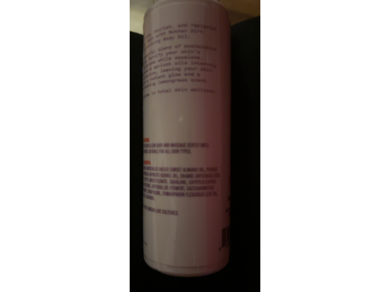 Mother Dirt Hydrating Body Oil, 3.4 fl oz/100 mL