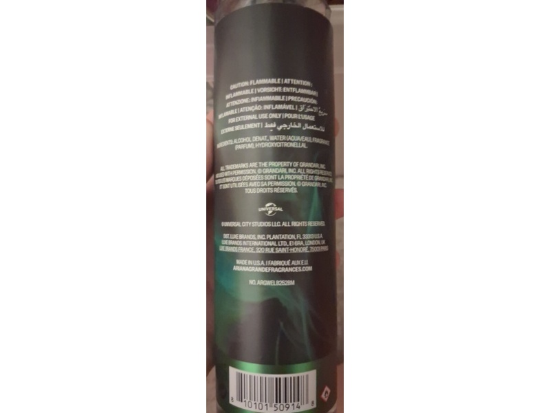 Ariana Grande Wicked For Good Body Mist, Elphaba Enchanted, 8 fl oz/236 mL