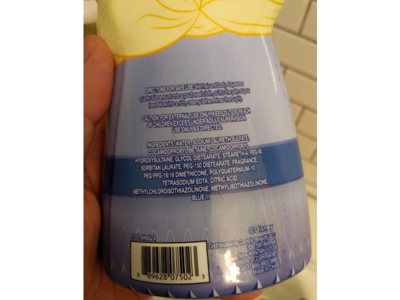 Disney Frozen II 3-In-1 Body Wash + Shampoo + Conditioner, Berry Scent, 14 fl oz/414 mL