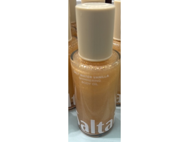 Saltair Shimmering Body Oil, Salt Water Vanilla, 4 fl oz/118 mL