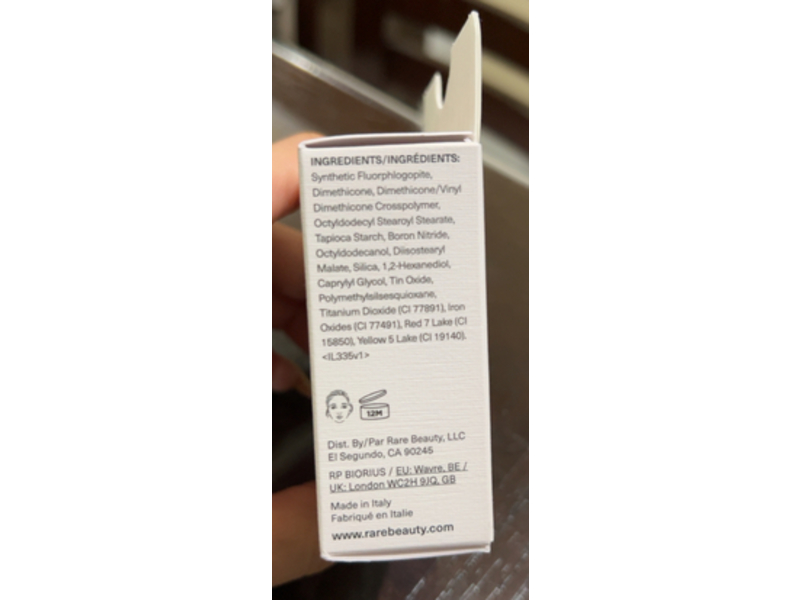 Rare Beauty Soft Pinch Luminous Powder Blush, Cheer - Light Warm Pink, 0.098 oz/2.8 g