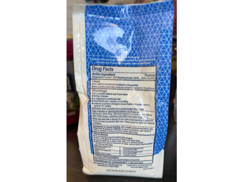 Kroger Epsom Salt, 16 oz/453 g