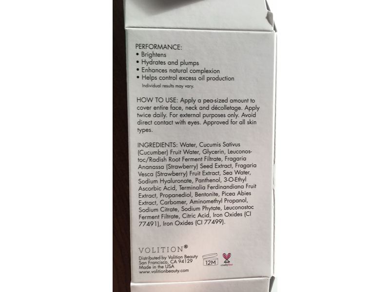 Volition Beauty Strawberry C Serum, 1 fl oz/30 mL