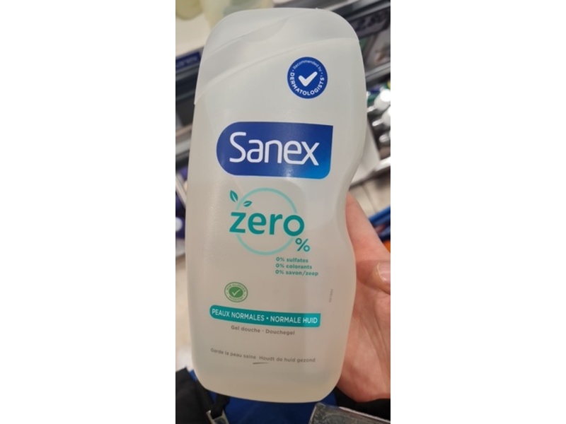 Sanex Zero% Shower Gel, 500 mL