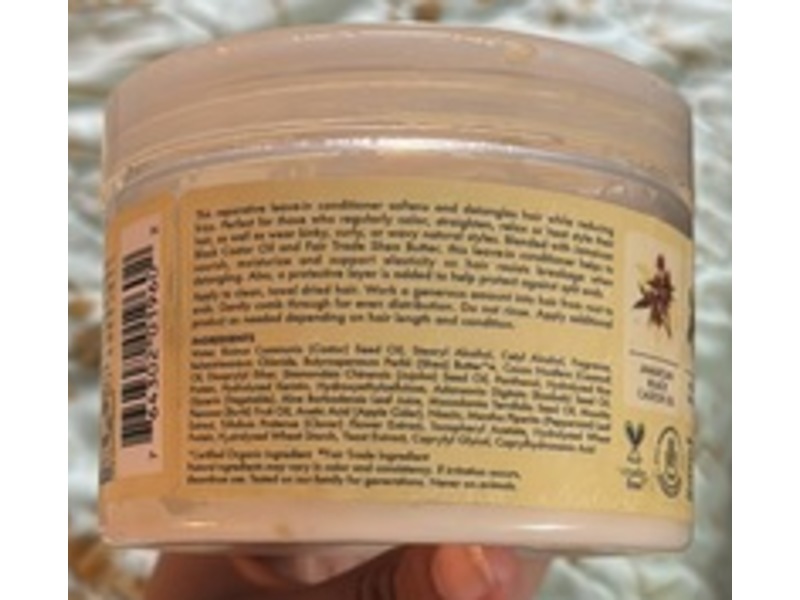 Shea Moisture Strengthen & Restore Leave-In Conditioner, Jamaican Black Castor Oil, 10 oz/284 g