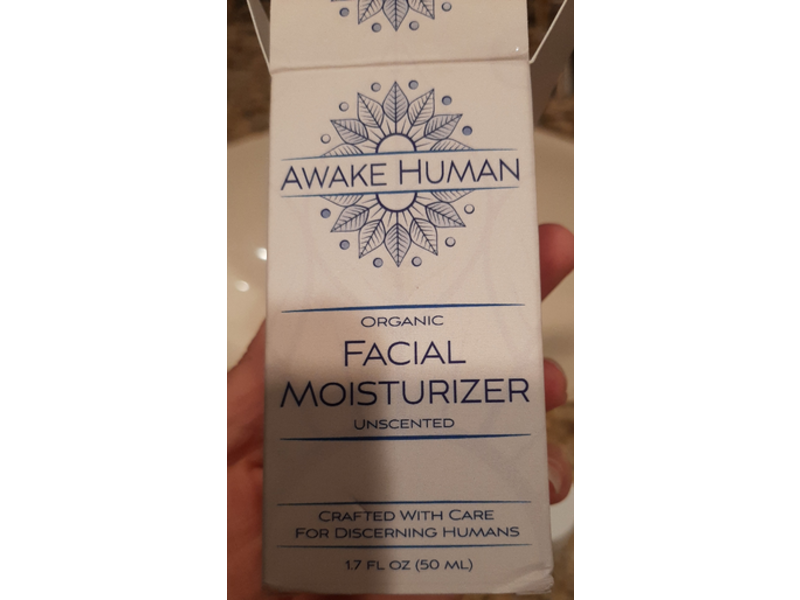Awake Human Organic Facial Moisturizer, 17 fl oz/50 mL
