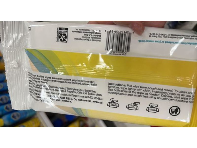 UP & UP Lemon Dusting Wipes, 25 Count