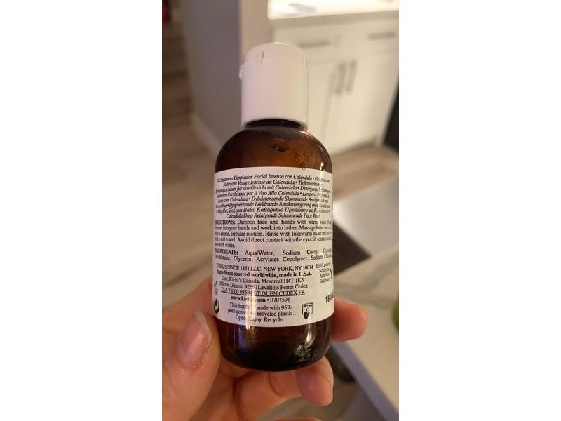 Kiehl's Calendula Deep Cleansing Foaming Face Wash, 2.5 fl oz/75 mL