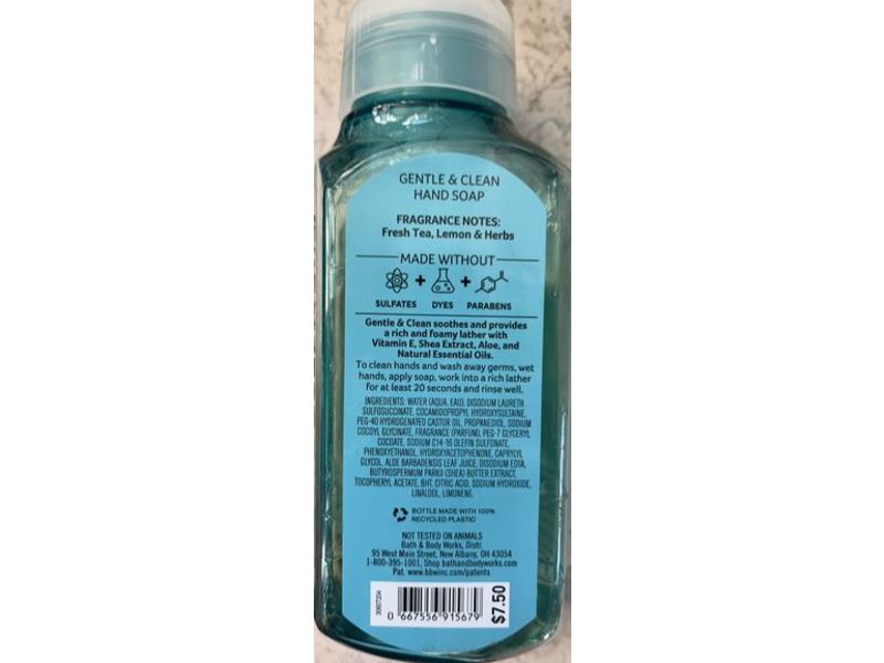 Bath & Body works Foaming Hand Soap, White Tea & Sage, 8.75 fl oz