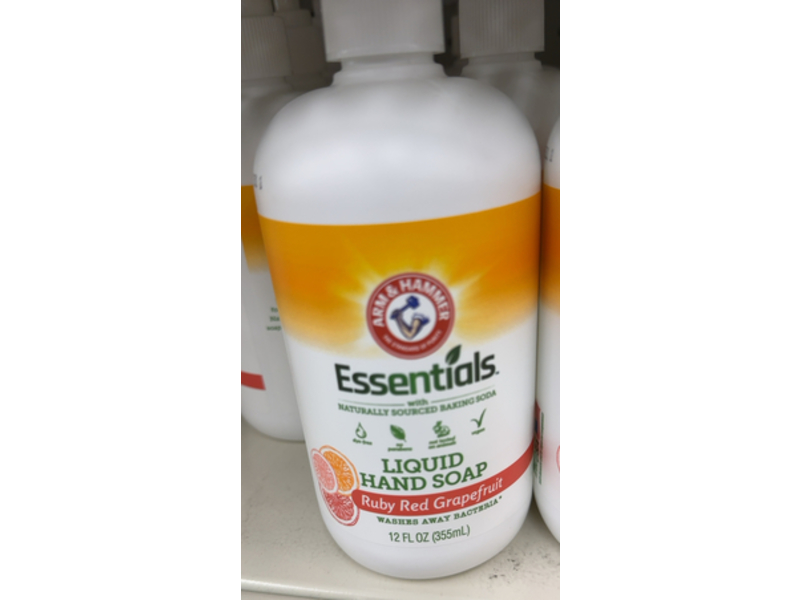 Arm & Hammer Liquid Hand Soap, Ruby Red Grapefruit, 12 fl oz/355 mL