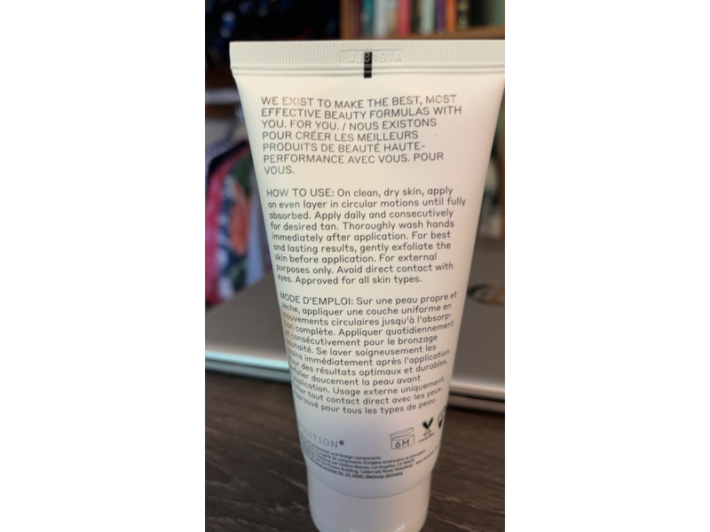 Volition Getaway Glow Gradual Tan Firming Body Moisturizer, Avec Collagen + Squalene, 4 fl oz/120 mL