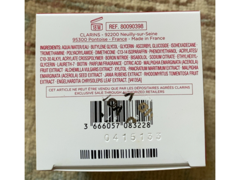 Clarins Paris Bright Plus Dark-Spot Targeting Moisturizing Gel Cream, 1.7 oz/50 mL