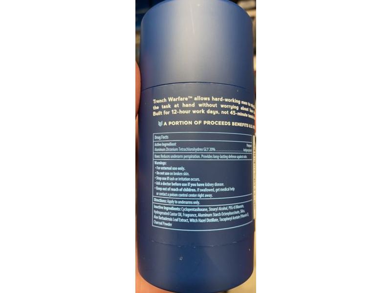 Duke Cannon Supply Co Antiperspirant + Deodorant, Fresh Water & Neroli, 2.75 oz/78 g