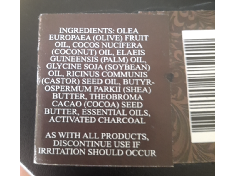 Bisbee Soap & Sundry Charcoal Detox Soap, 1.75 oz/50 g