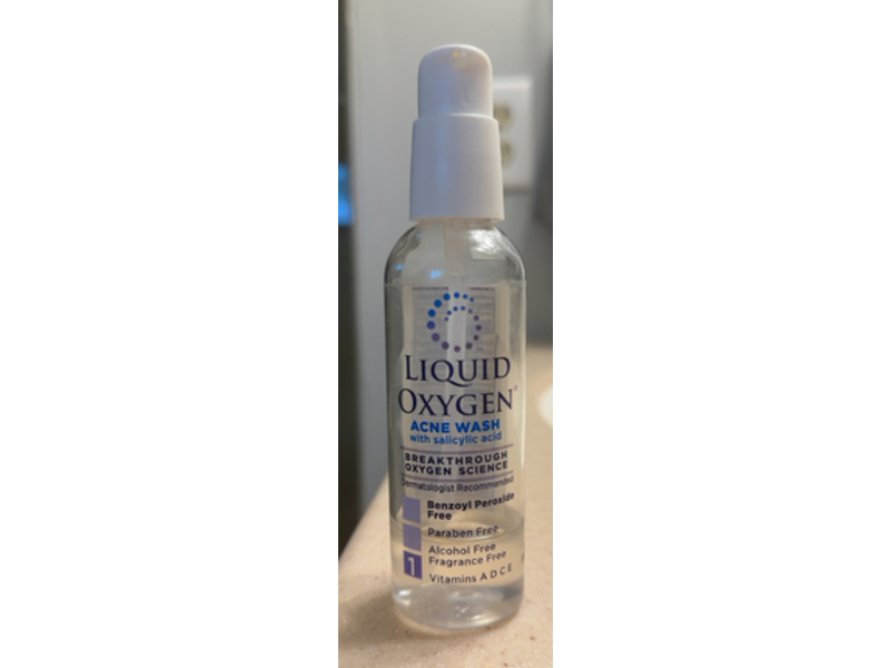 Liquid Oxygen Acne Wash with Salicylic Acid, 3 oz