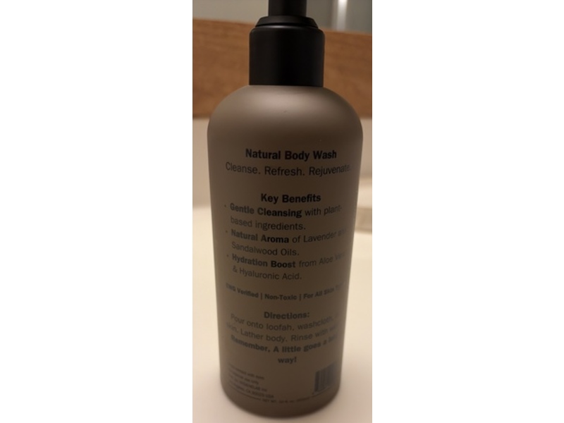 HygieneLab Mens Body Wash, Lavender Sands, 10 oz