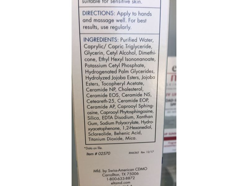 EltaMD So Silky Hand Creme, 3 oz/85 g