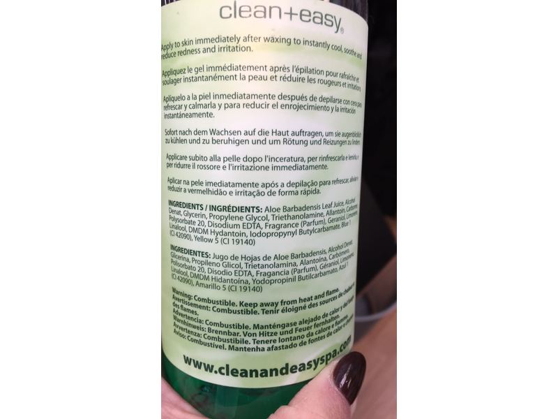 Clean + Easy Soothe Aloe Vera Gel, 16 fl oz Ingredients and Reviews