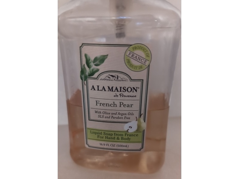 A La Maison Liquid Soap, French Pear, 16.9 fl oz/500 mL