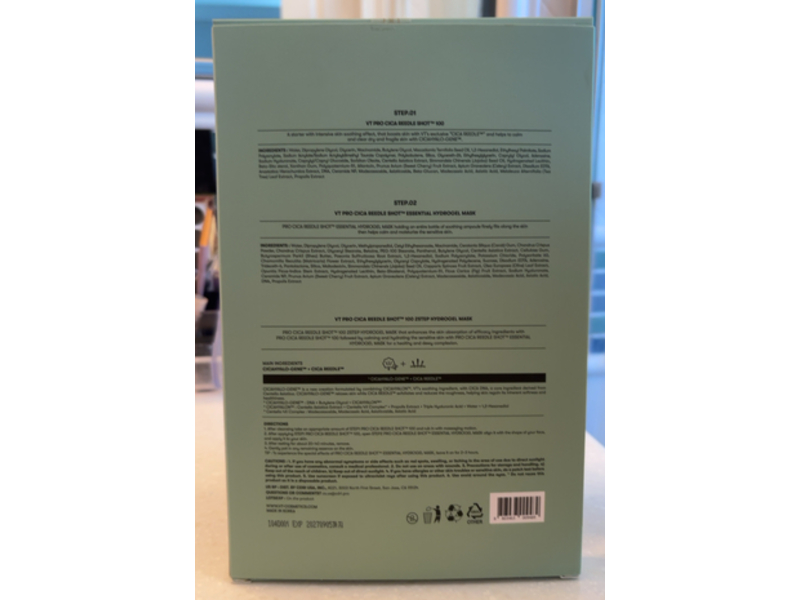 VT Cosmetics Pro Cica Reedle Shot 100 2-Step Hydrogel Mask