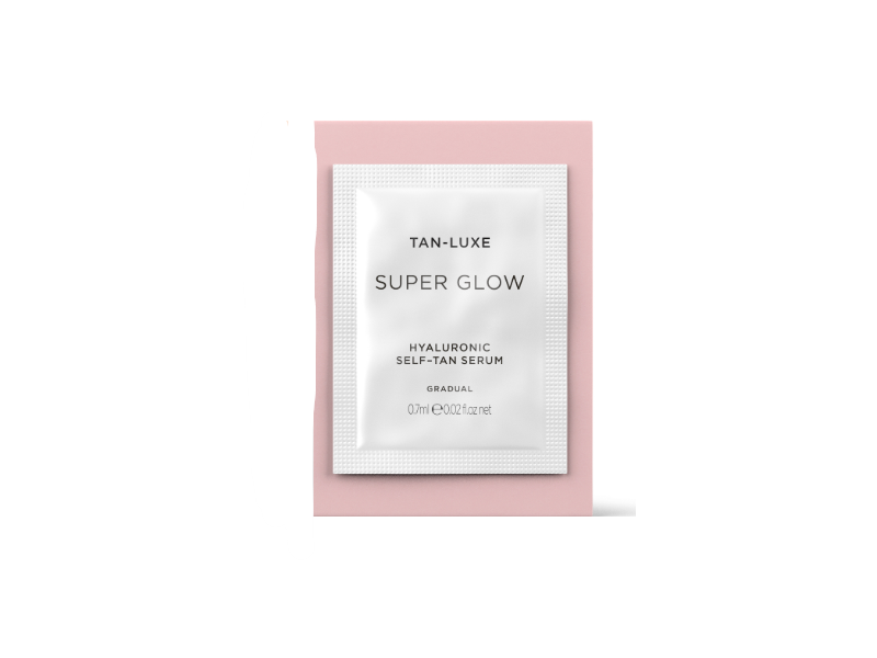 Tan-Luxe Super Glow Hyaluronic Self-Tan Serum, 0.02 fl oz/0.7 mL