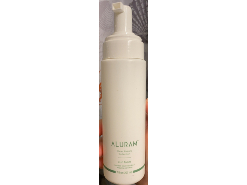 Aluram Curl Foam Hair Mousse, 7 fl oz/207 mL
