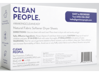 Clean People. Fabric Softener Dryer Sheets, Lavender, 120 Sheets - thumbnail 2