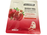 Calliderme Whitening And Purifying Sheet Mask, Pomegranate, 0.88 oz/25 g, 1 Count - thumbnail 1