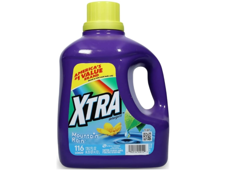 Xtra Liquid Detergent Mountain Rain, 116 Loads , 139.2 fl oz