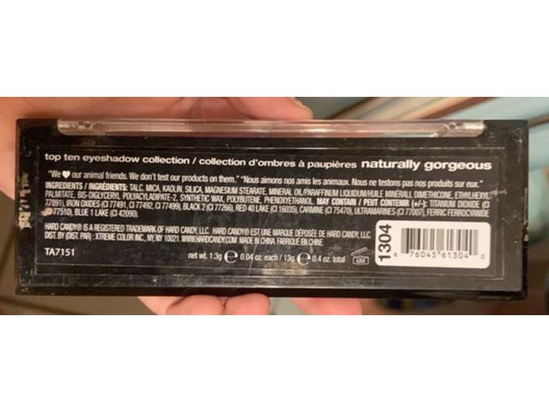 Hard Candy Top Ten Eyeshadow, 1304 Naturally Gorgeous, 0.4 oz/13 g