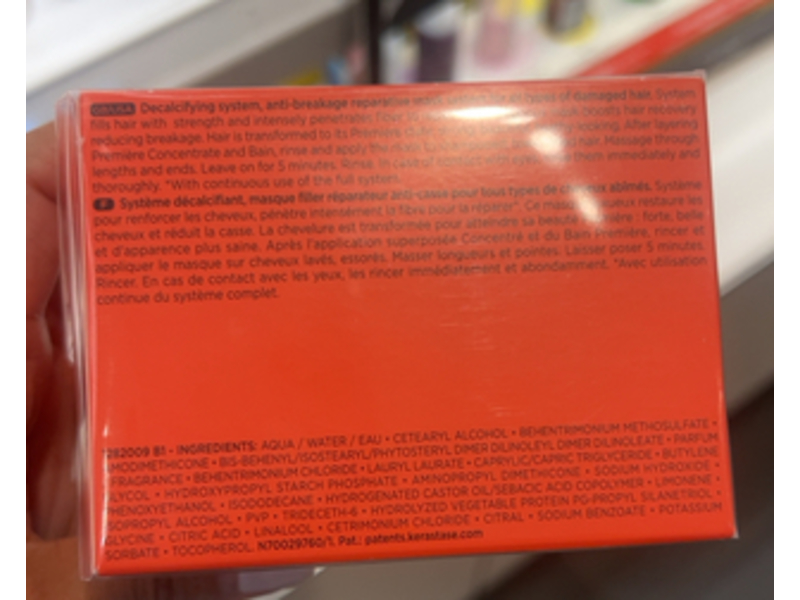 Kerastase Paris Premiere Filler Reparateur Hair Mask, Peptide + Glycine, 6.76 fl oz/200 mL