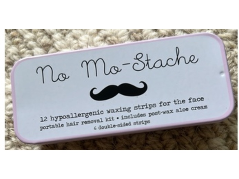 No Mo-Stache Face Waxing Strips Kit, 12 Count
