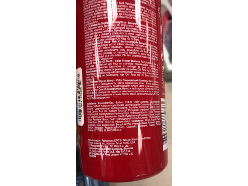 CHI Color Protect Shampoo, Rosehip Oil, 25 fl oz/739 mL