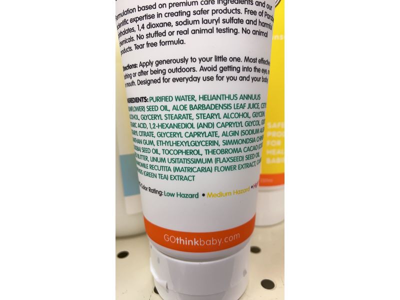 Thinkbaby Baby Lotion, Unscented, 8 oz/237 mL