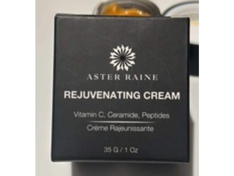 Aster Raine Rejuvenating Cream, Vitamin C + Ceramide & Peptides, 1 oz/35 g