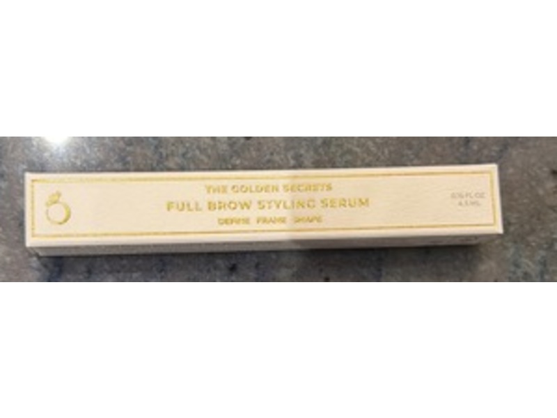 The Golden Secrets Full Brow Styling Serum, 0.15 fl oz/4.5 mL
