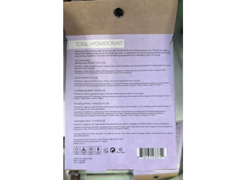 Smoke & Mirrors Total Hydration Kit