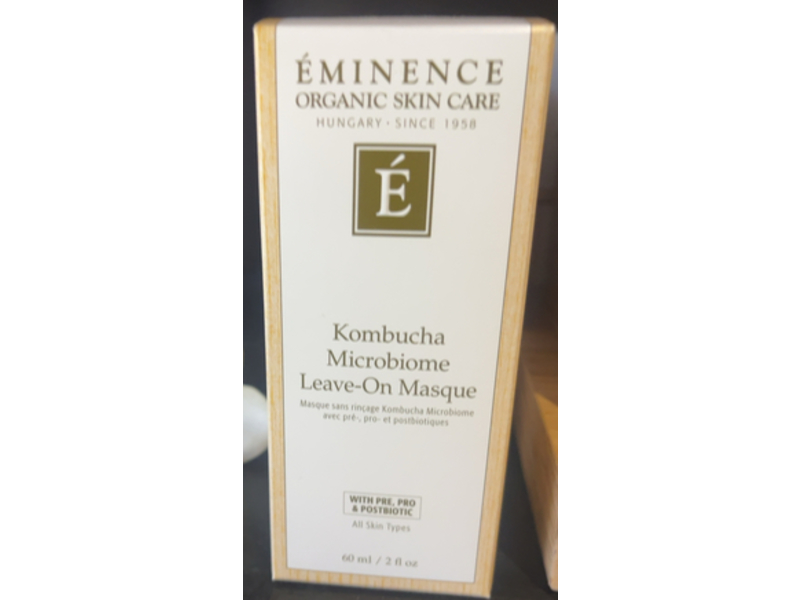 Eminence Organic Skin Care Kombucha Microbiome Leave On Masque, 2 fl oz/60 mL