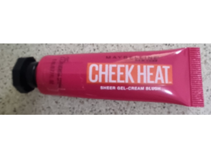 Maybelline Cheek Heat Sheer Gel - Cream Blush, 25 Fuchsia Spark, 0.27 fl oz/8 mL