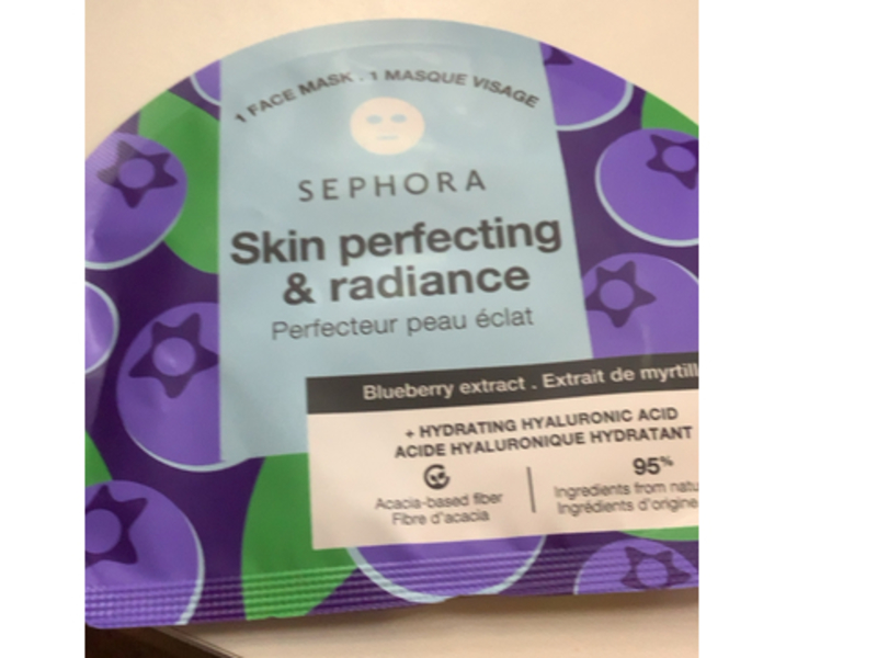 Sephora Skin Perfecting & Radiance Face Mask, Blueberry Extract, 1 Count
