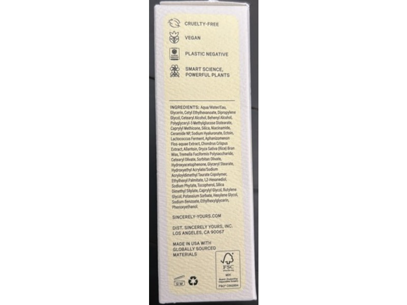 Sincerely Yours So Soft Daily Moisturizer, 3 fl oz/30 mL