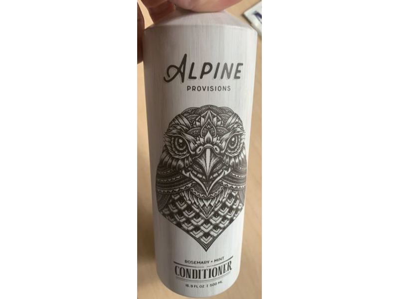 Alpine Provisions Organic Conditioner, Rosemary + Mint, 16.9 fl oz/500 mL