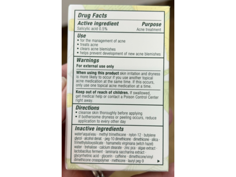 Clinique Acne Solutions Liquid Makeup Foundation, CN 40 Cream Chamois, 1 fl z/30 mL